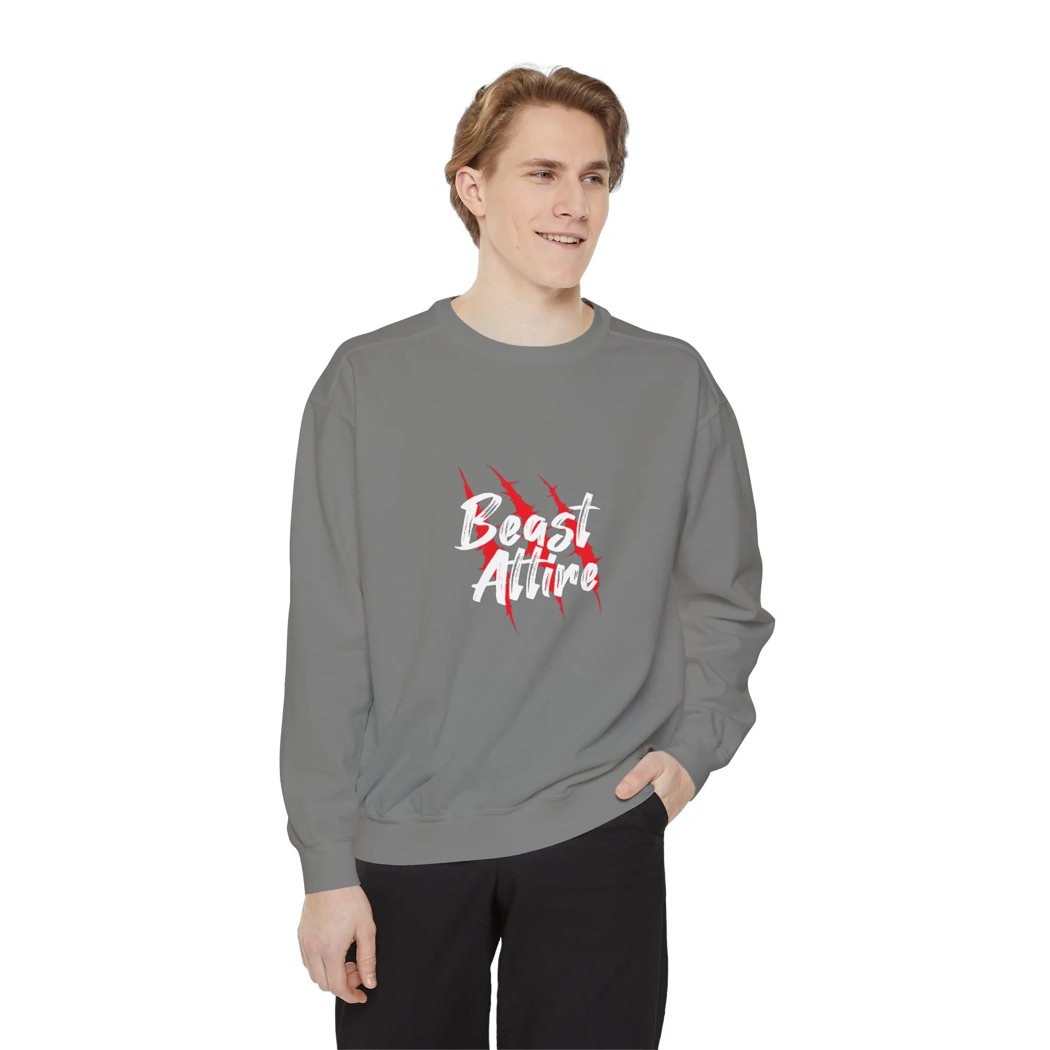 Beast Attire Unisex Garment-Dyed Sweatshirt