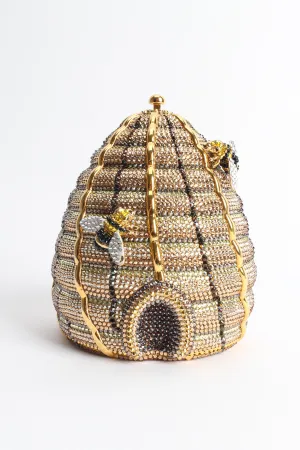 Beehive Crystal Clutch Bag
