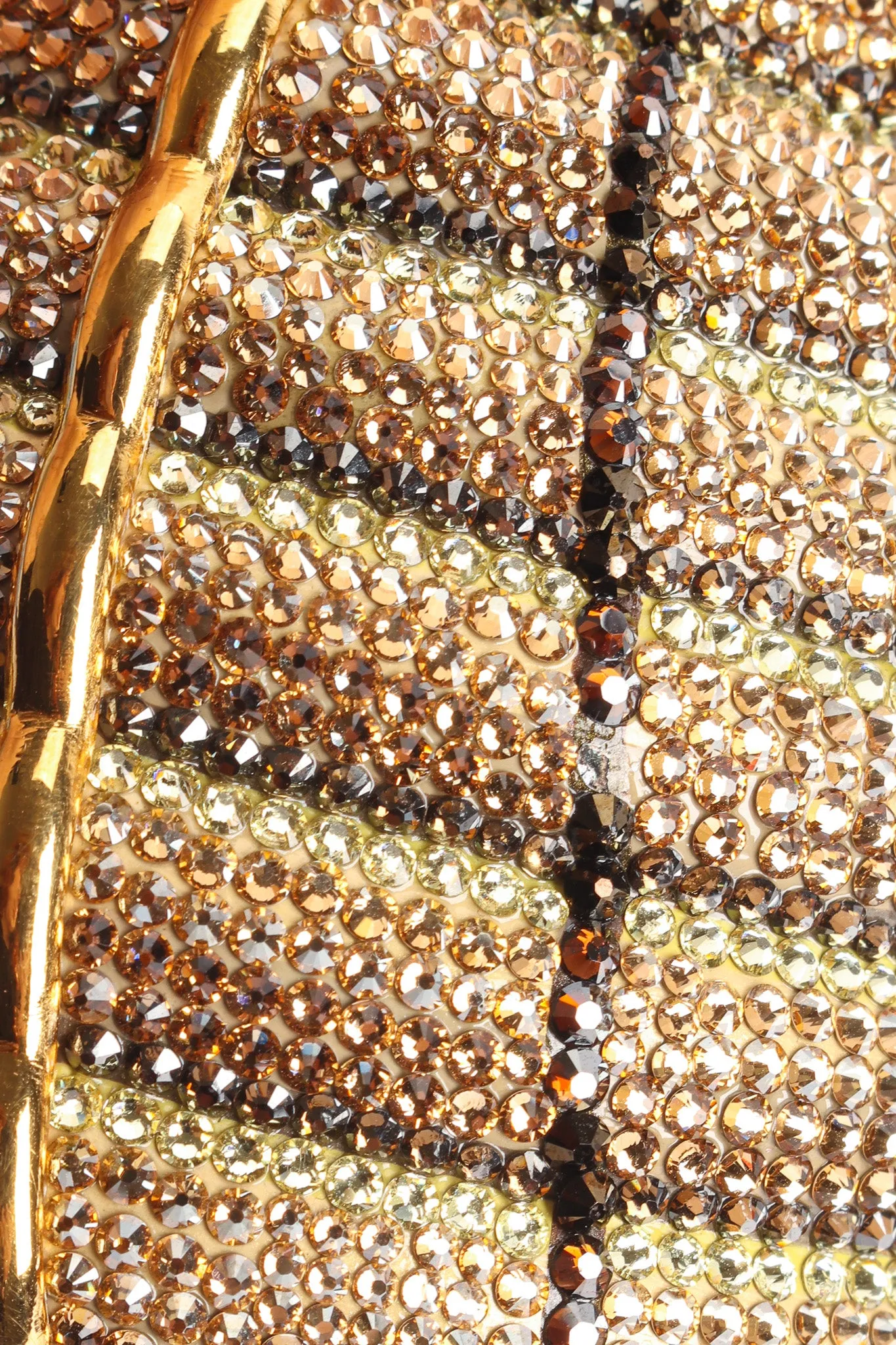 Beehive Crystal Clutch Bag