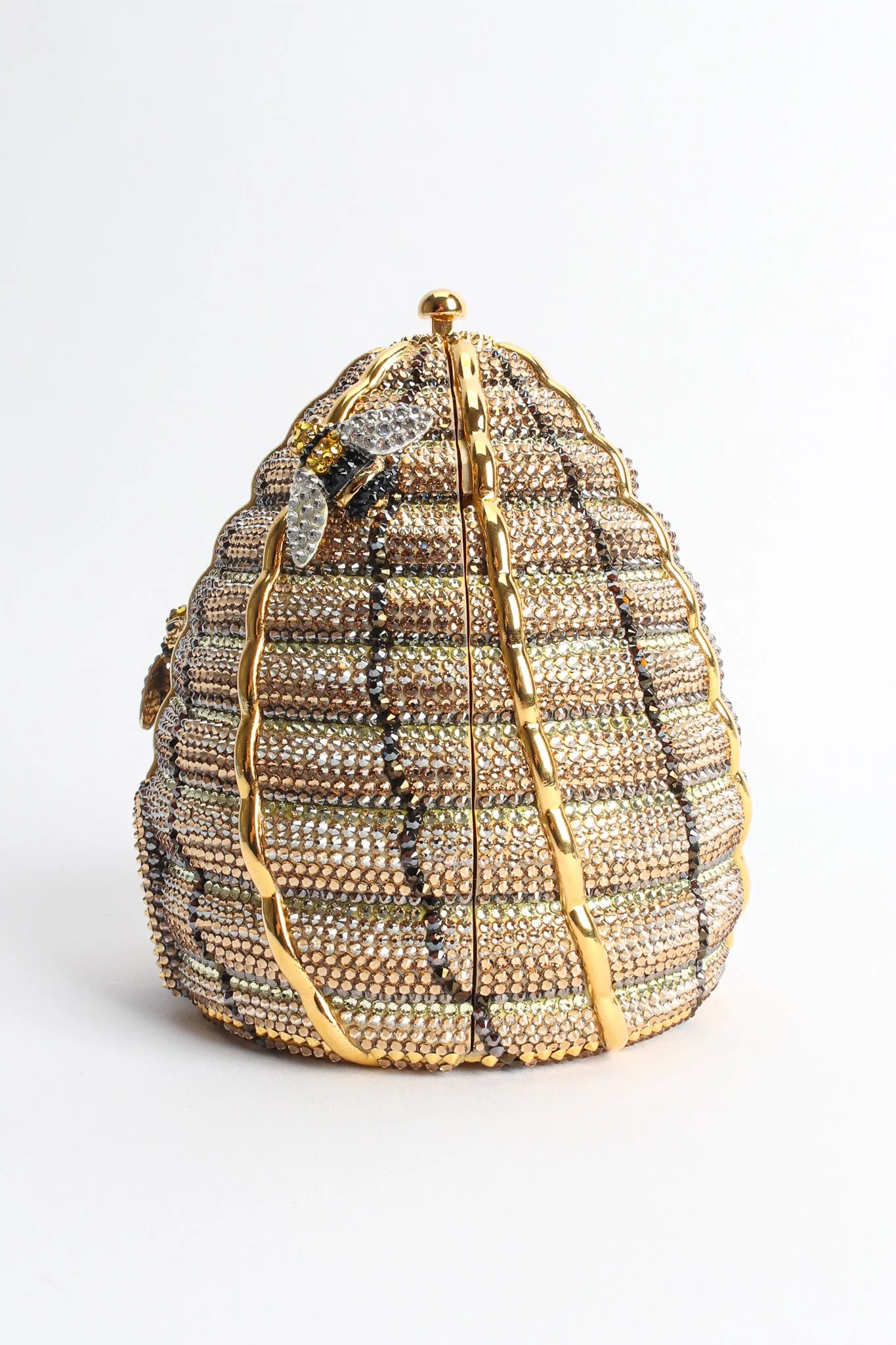 Beehive Crystal Clutch Bag