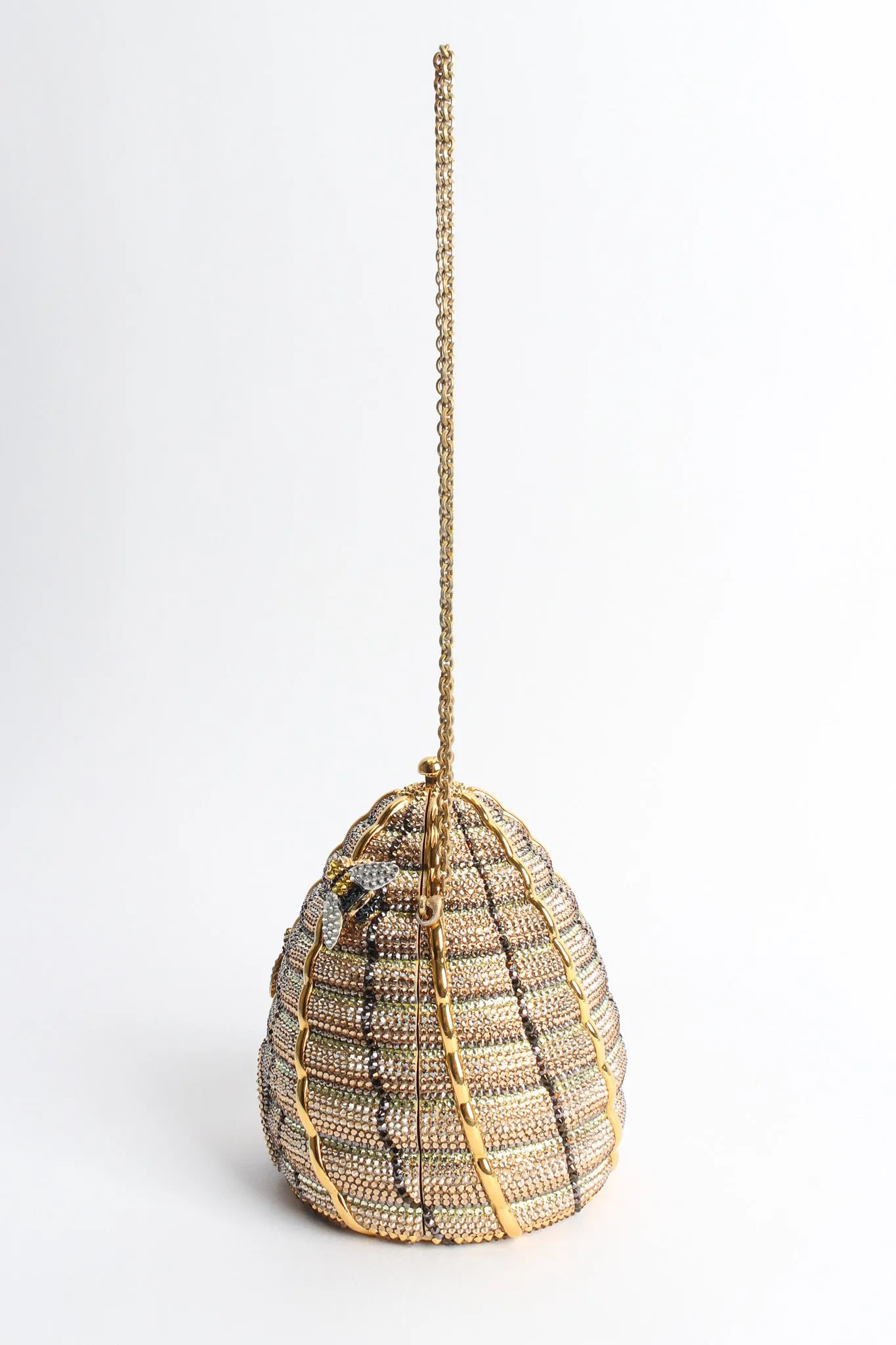 Beehive Crystal Clutch Bag