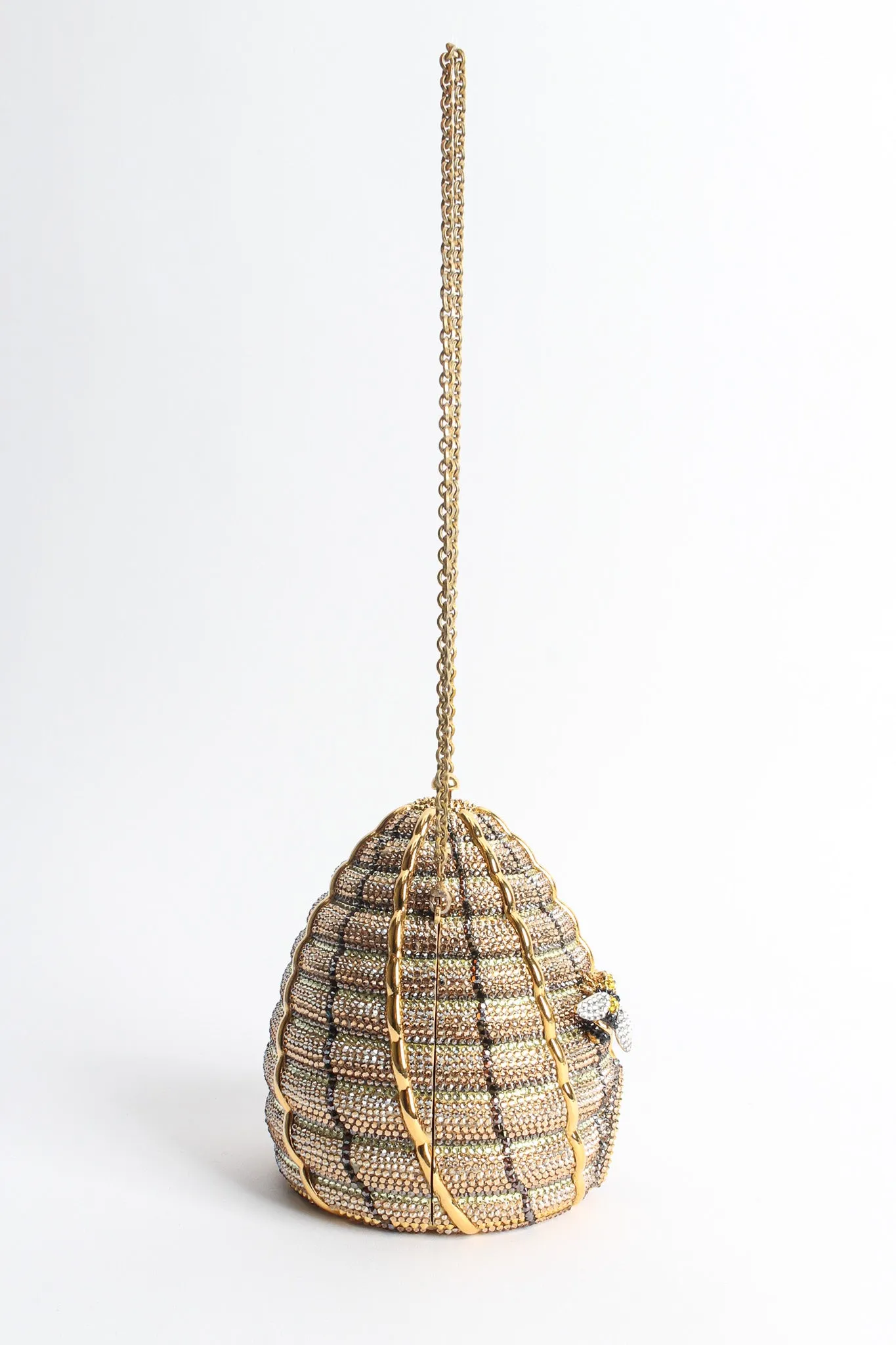 Beehive Crystal Clutch Bag