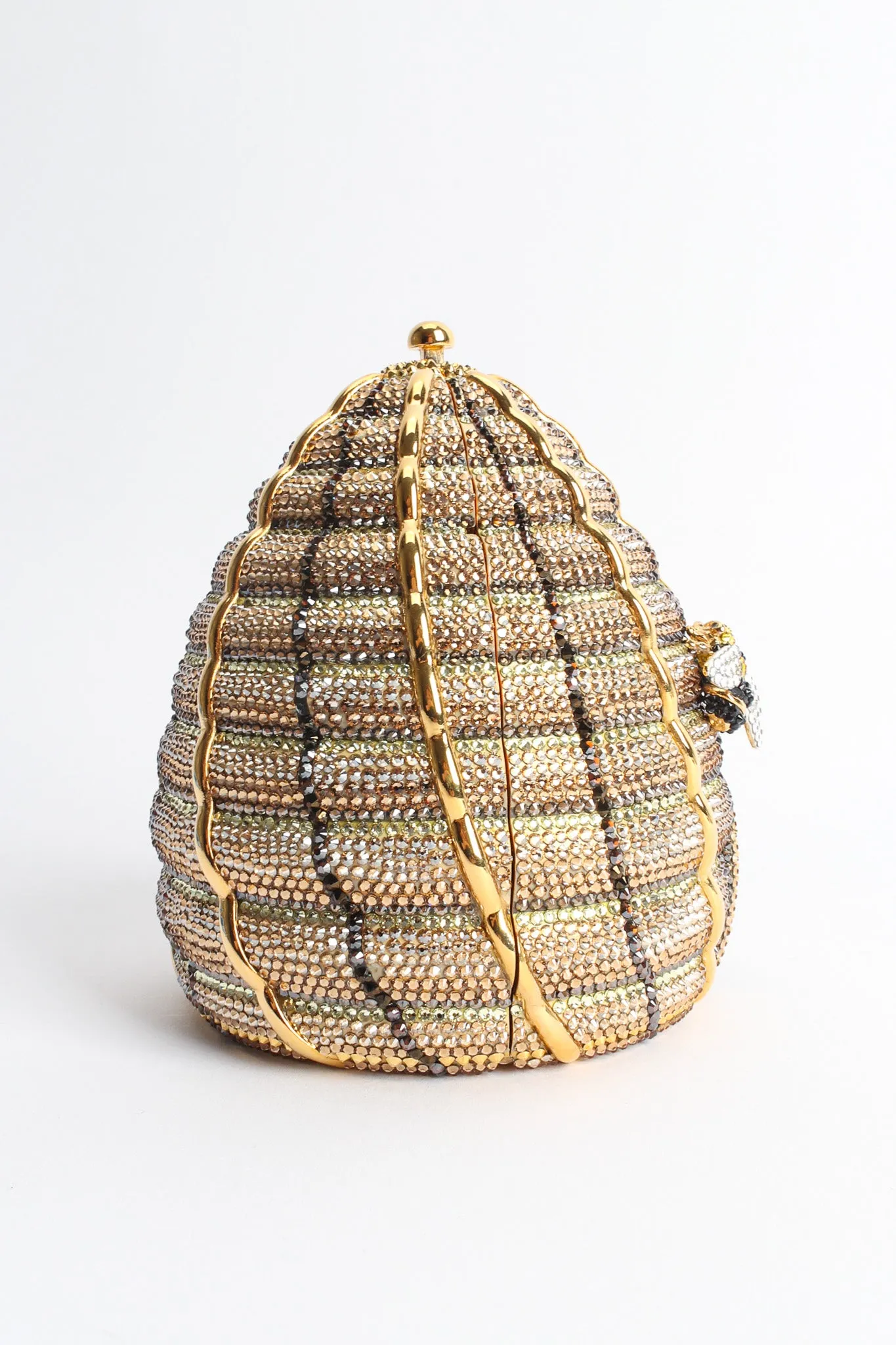 Beehive Crystal Clutch Bag