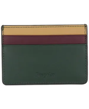 Bespoke Men's Colorblocked Nappa Leather Card Case 6BA9-3006