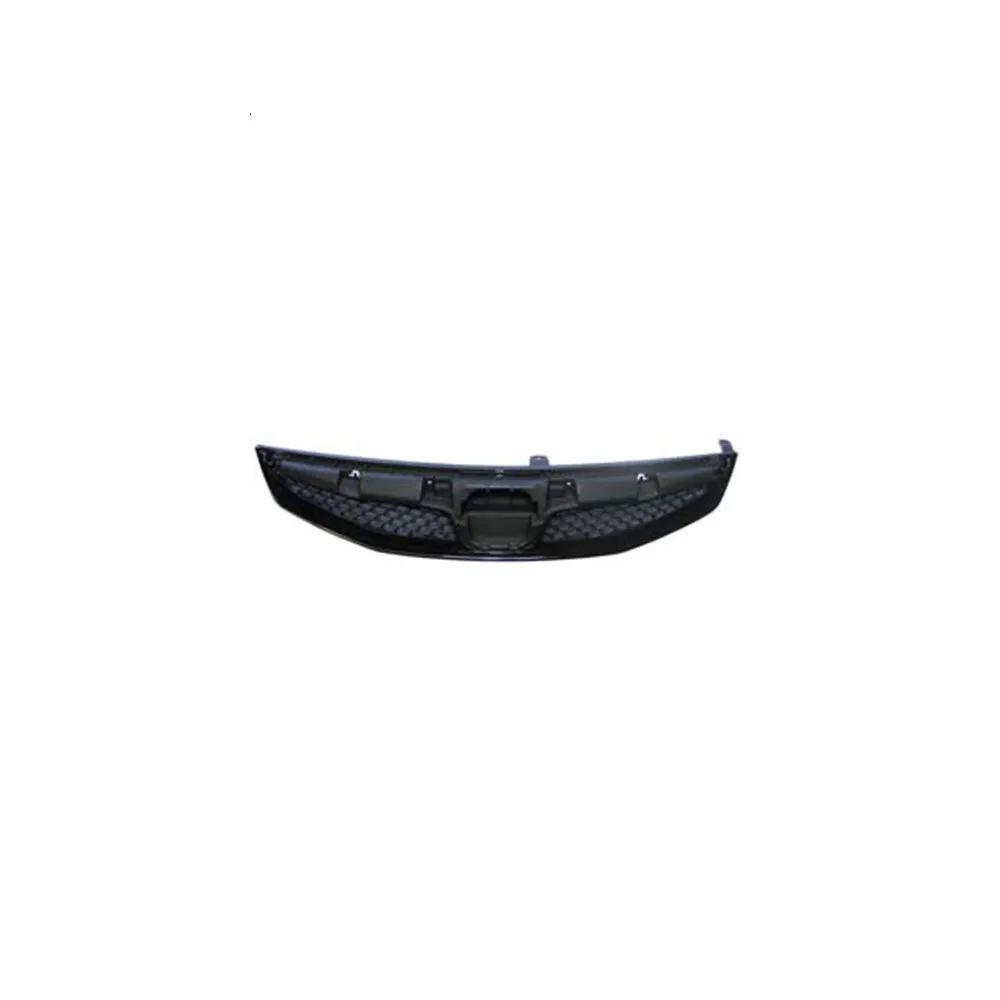 Black/Chrome Grille Assembly Aftermarket Suits Honda Civic 8th Generation FD 1/2009 to 1/2012