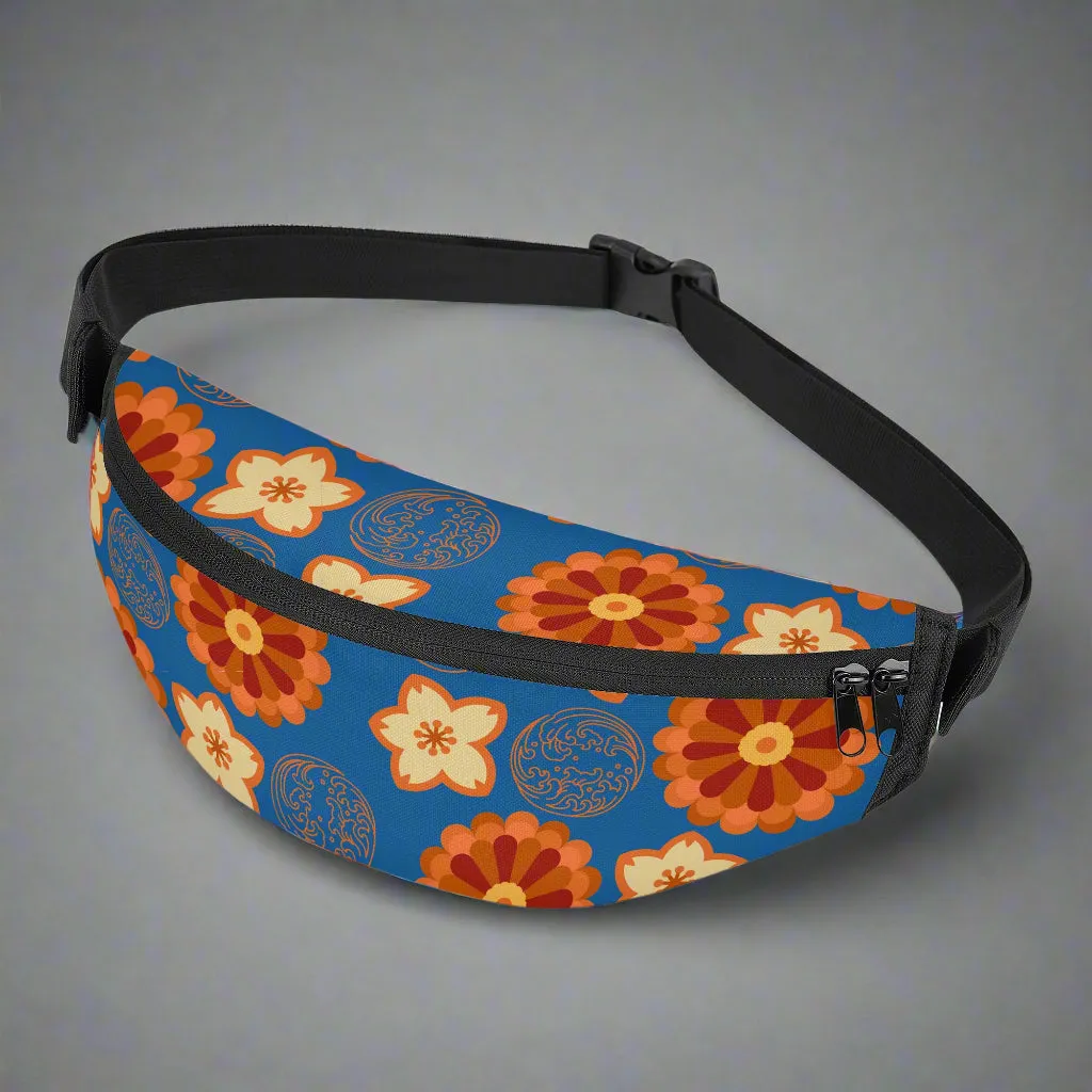 Blue and Orange Fanny Pack