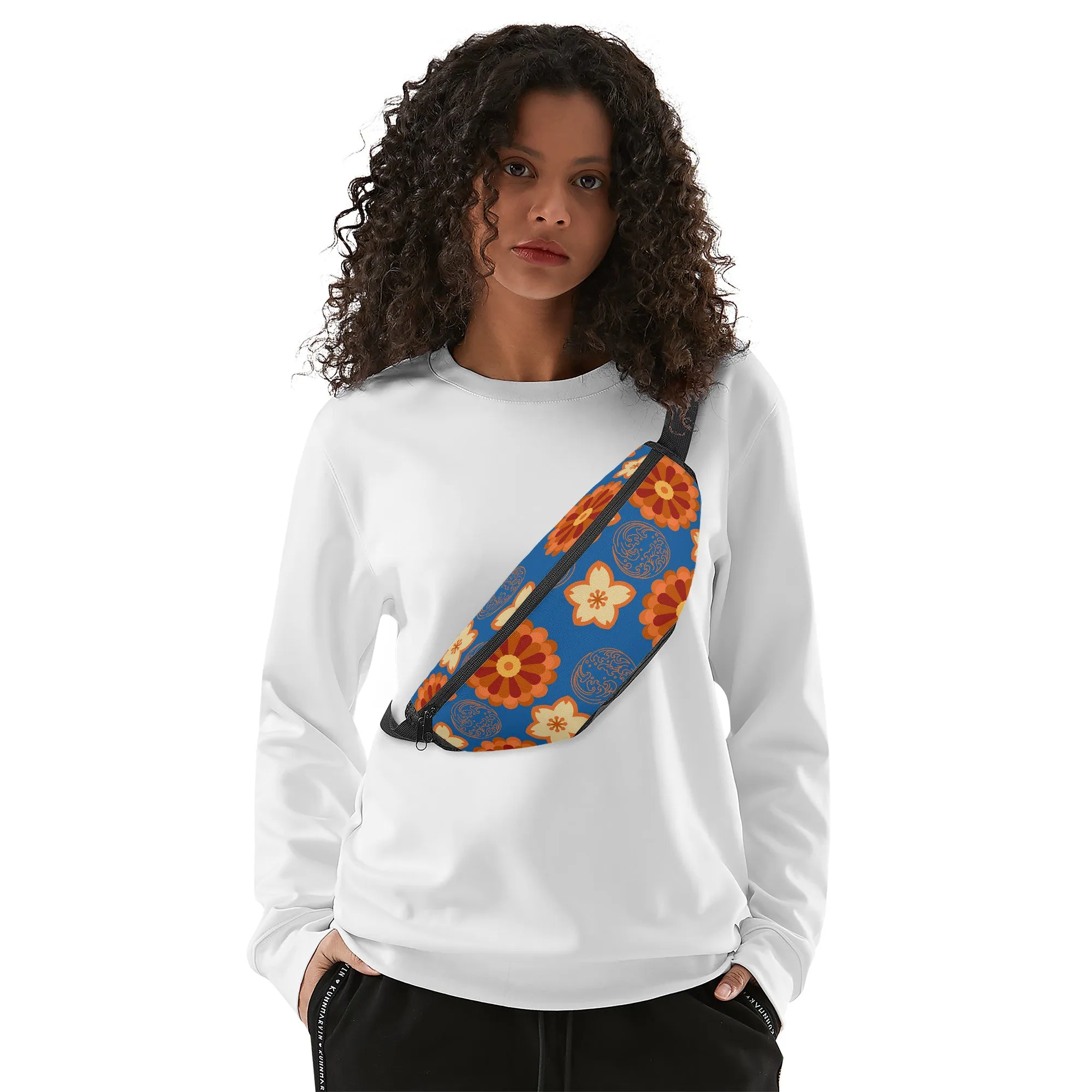 Blue and Orange Fanny Pack