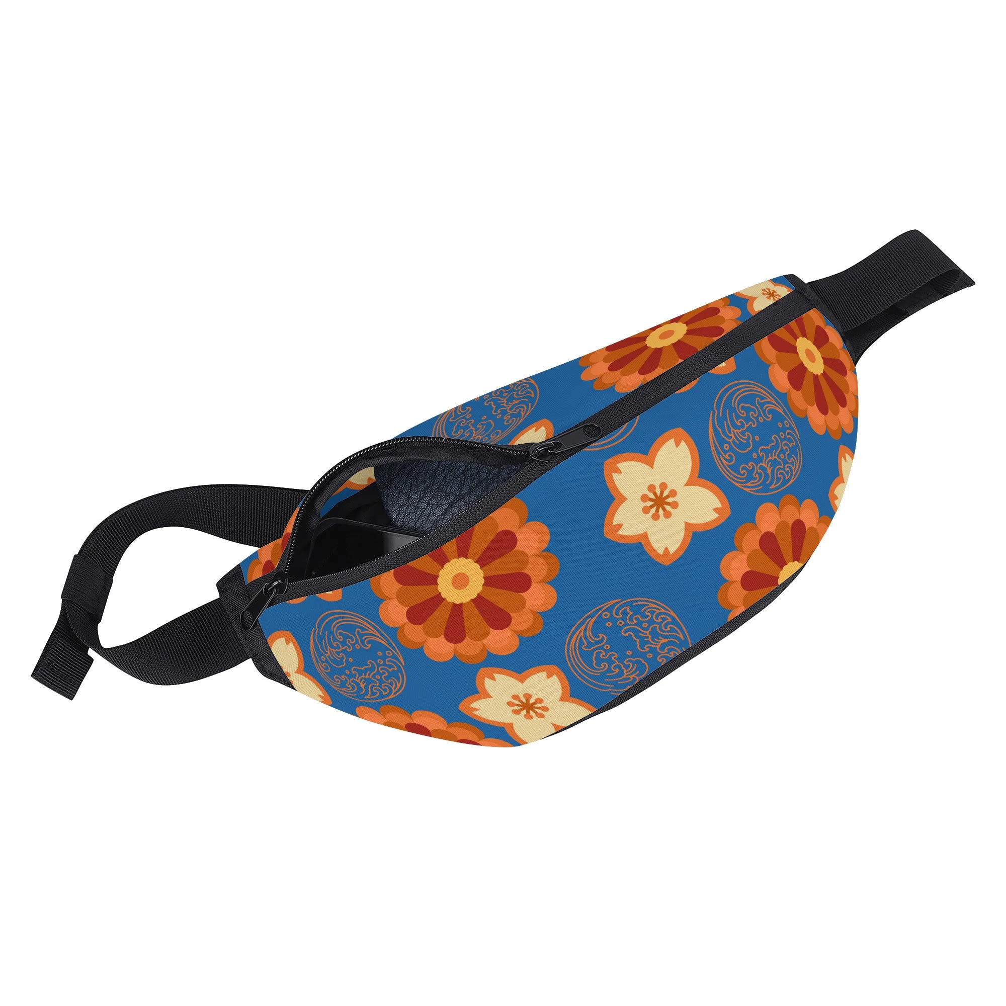 Blue and Orange Fanny Pack
