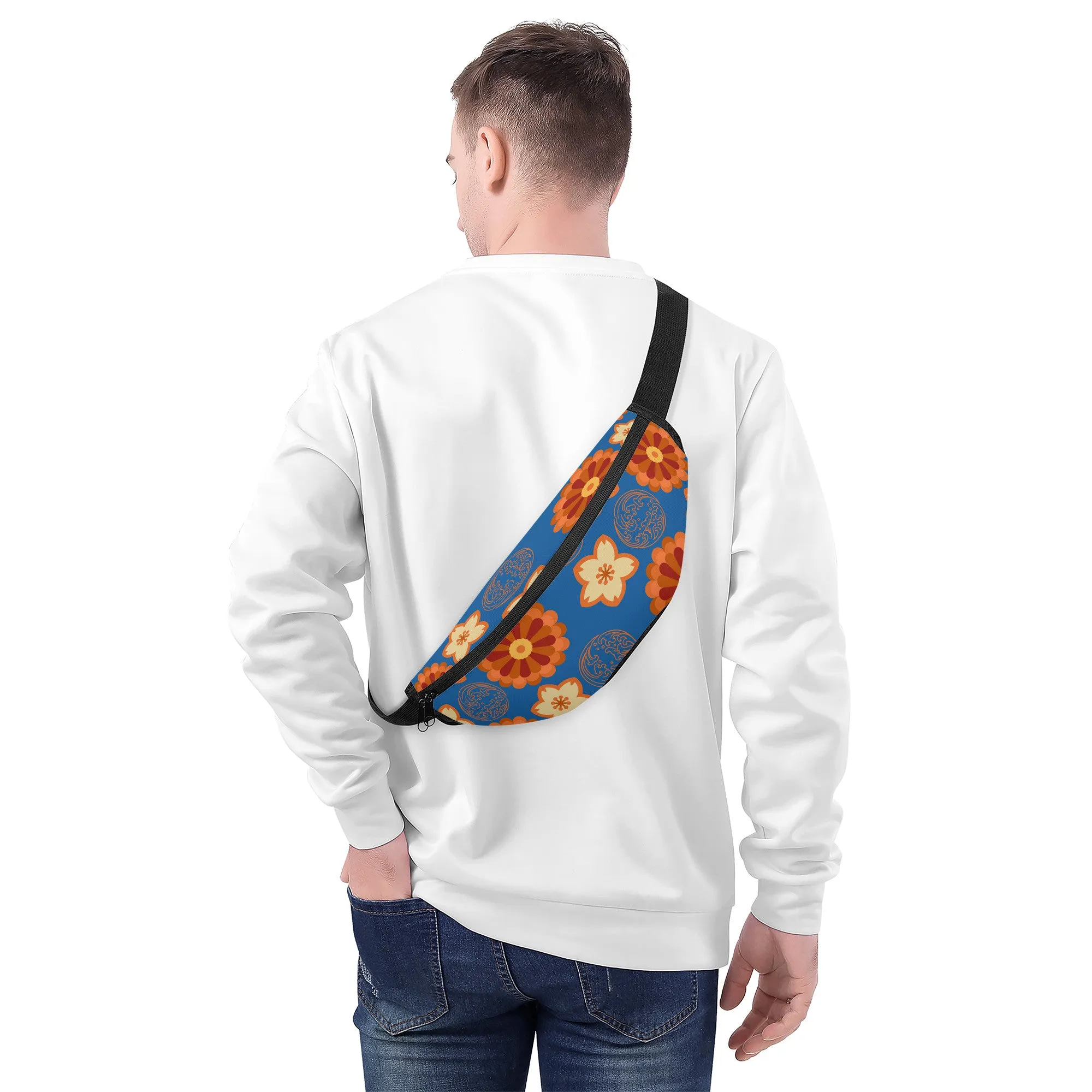 Blue and Orange Fanny Pack