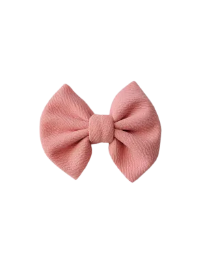 Blush Puff Hair Bow
