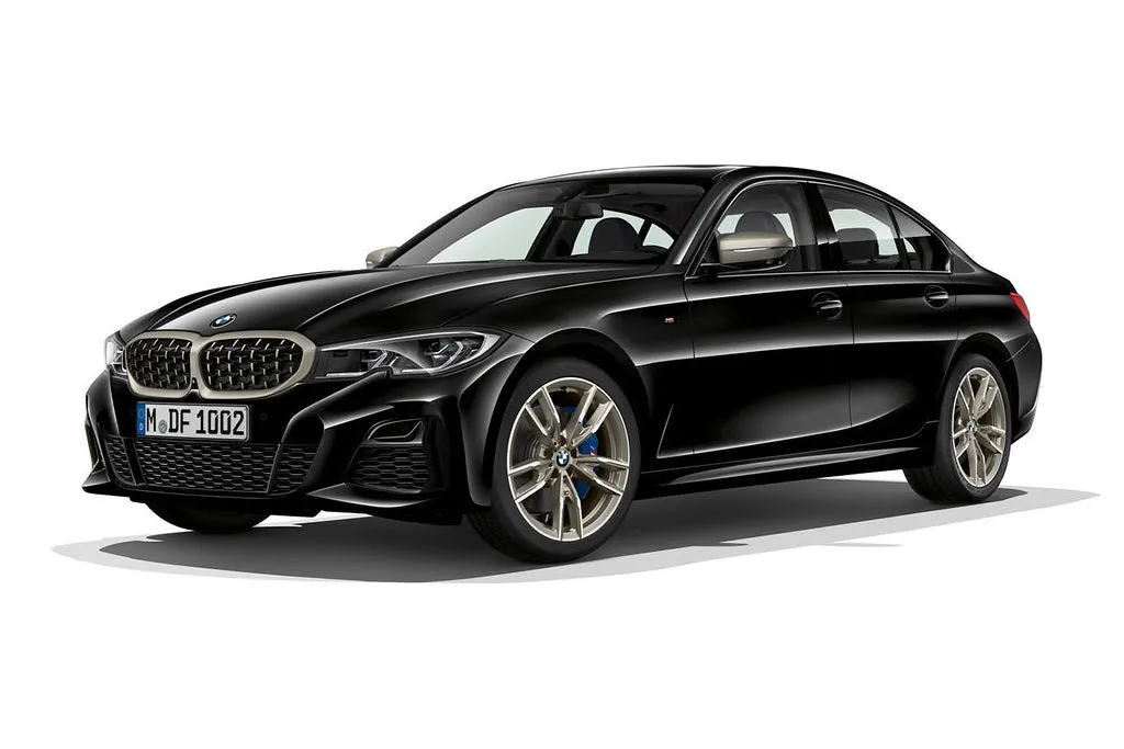 BMW G20 3-Series Pre-LCI M-Sport Front Bumper Grille Trim Set - Gloss Black