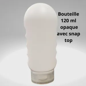 Bouteille blanc opaque 120 ml