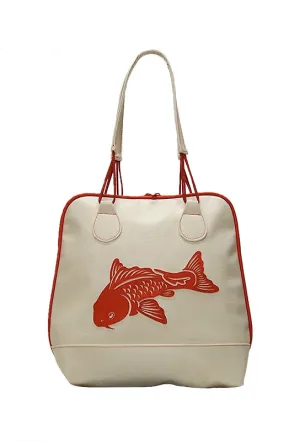 Bowling Bag with Koi Fish