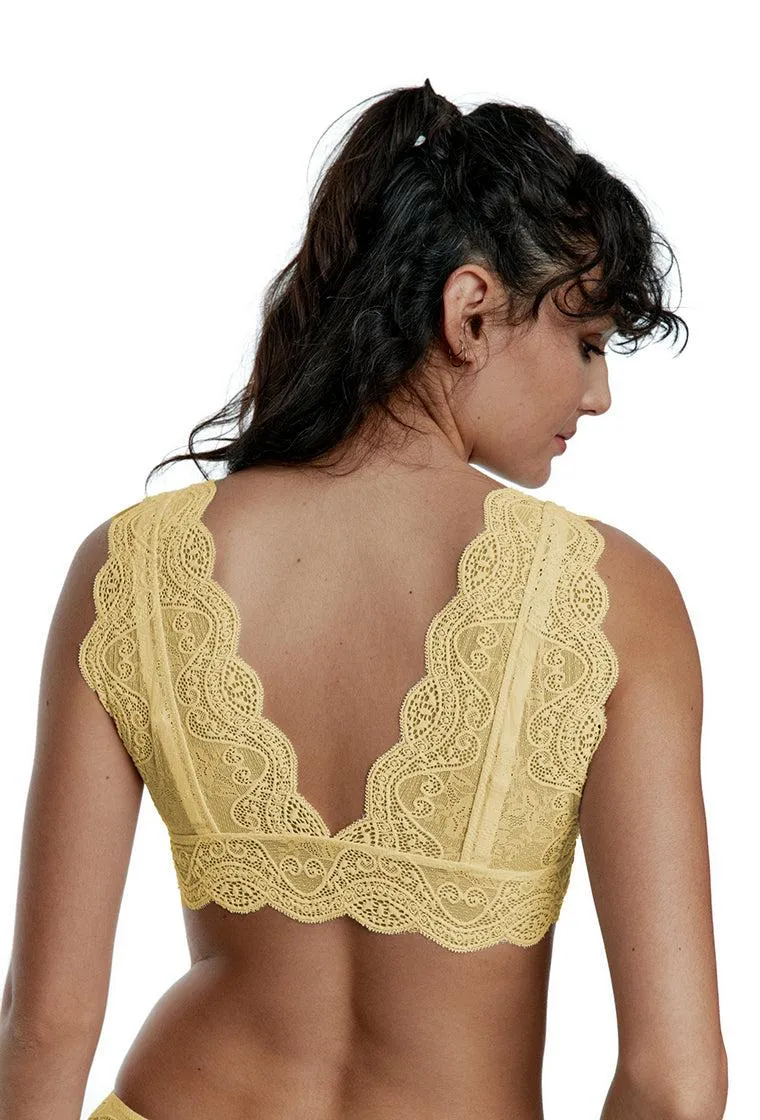 Bralette halter Sunlit - Yellow