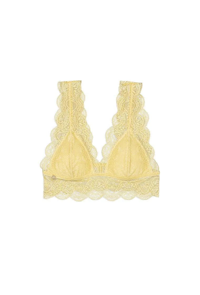Bralette halter Sunlit - Yellow
