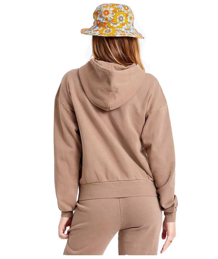 Brixton Womens Weekender Hoodie Pine Bark