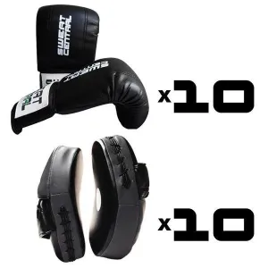 BRONZE PACK 10x BOXING BAG MITTS & 10x FOCUS PADS GROUP TRAINING