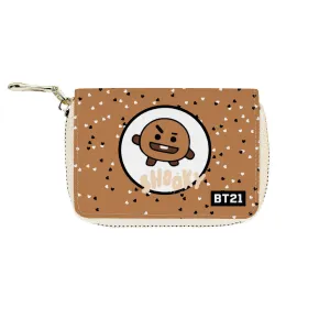 BT21 SHOOKY - Suga Wallet Zipper Card Holder