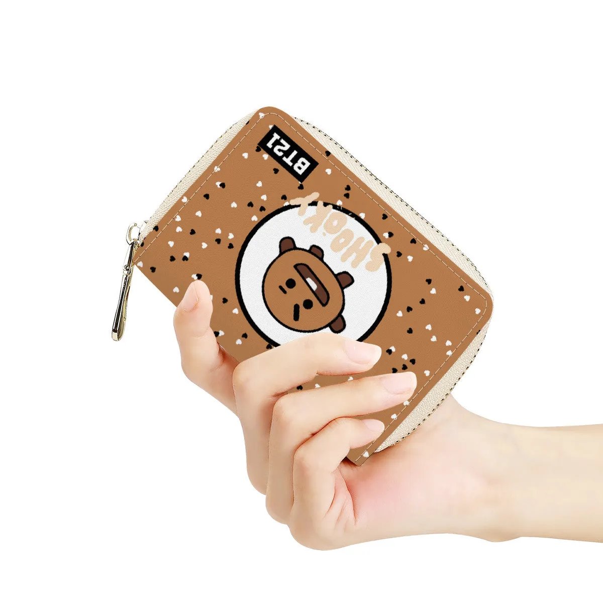 BT21 SHOOKY - Suga Wallet Zipper Card Holder