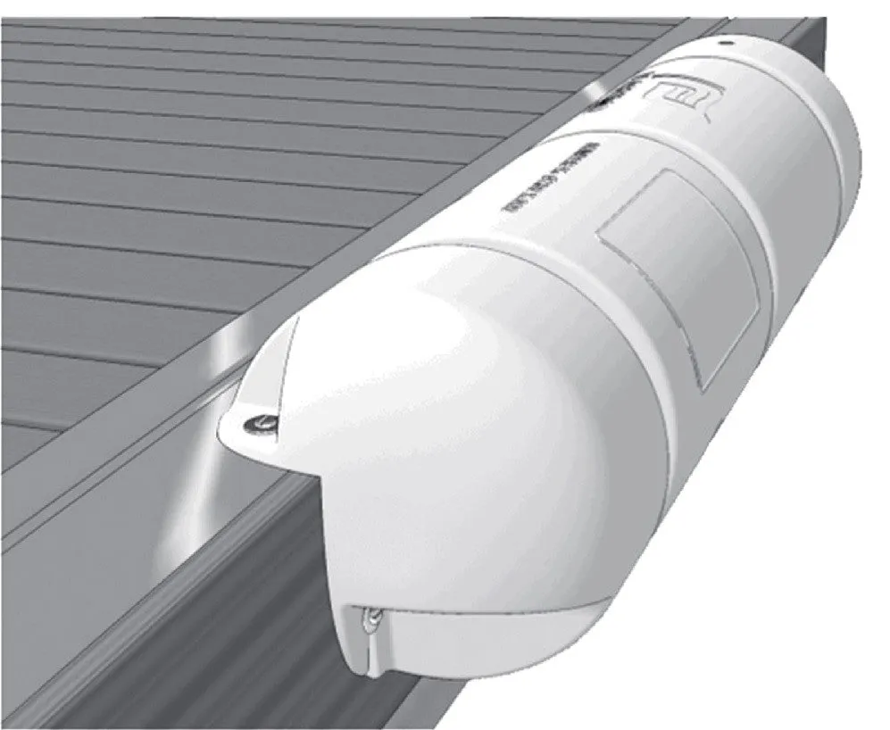 Bumper 3/4 Dock Fender White 90 x 25 cms