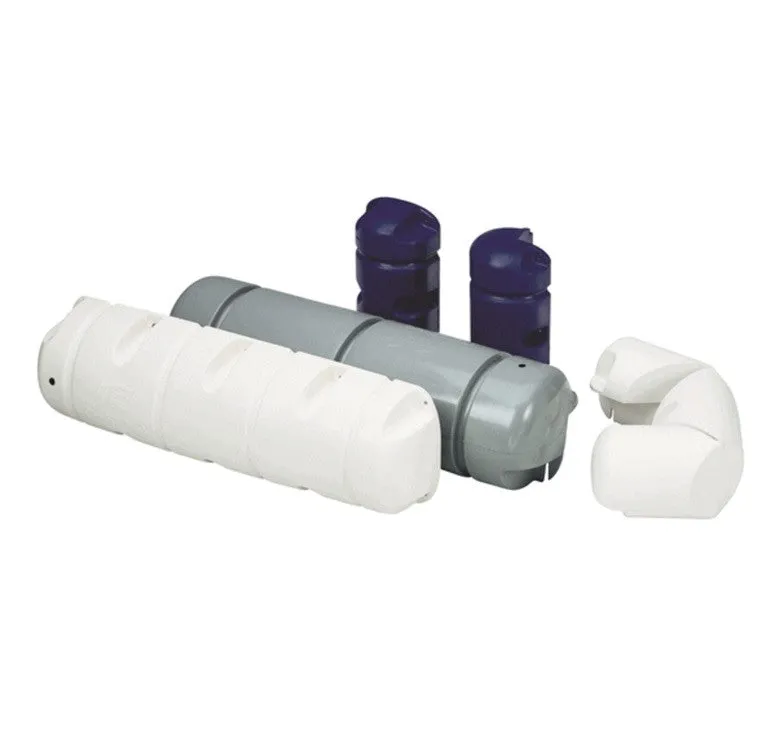 Bumper 3/4 Dock Fender White 90 x 25 cms
