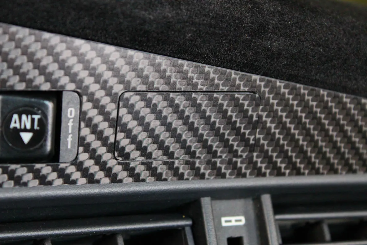 Button blanks - Carbon fiber trim