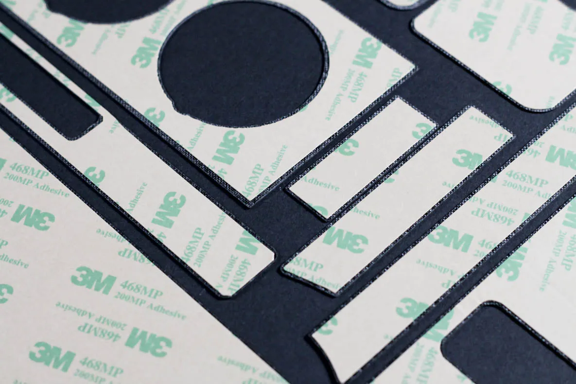 Button blanks - Carbon fiber trim