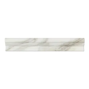 Calacatta Gold (Italian Calcutta) Marble Crown Mercer Molding Trim, Polished