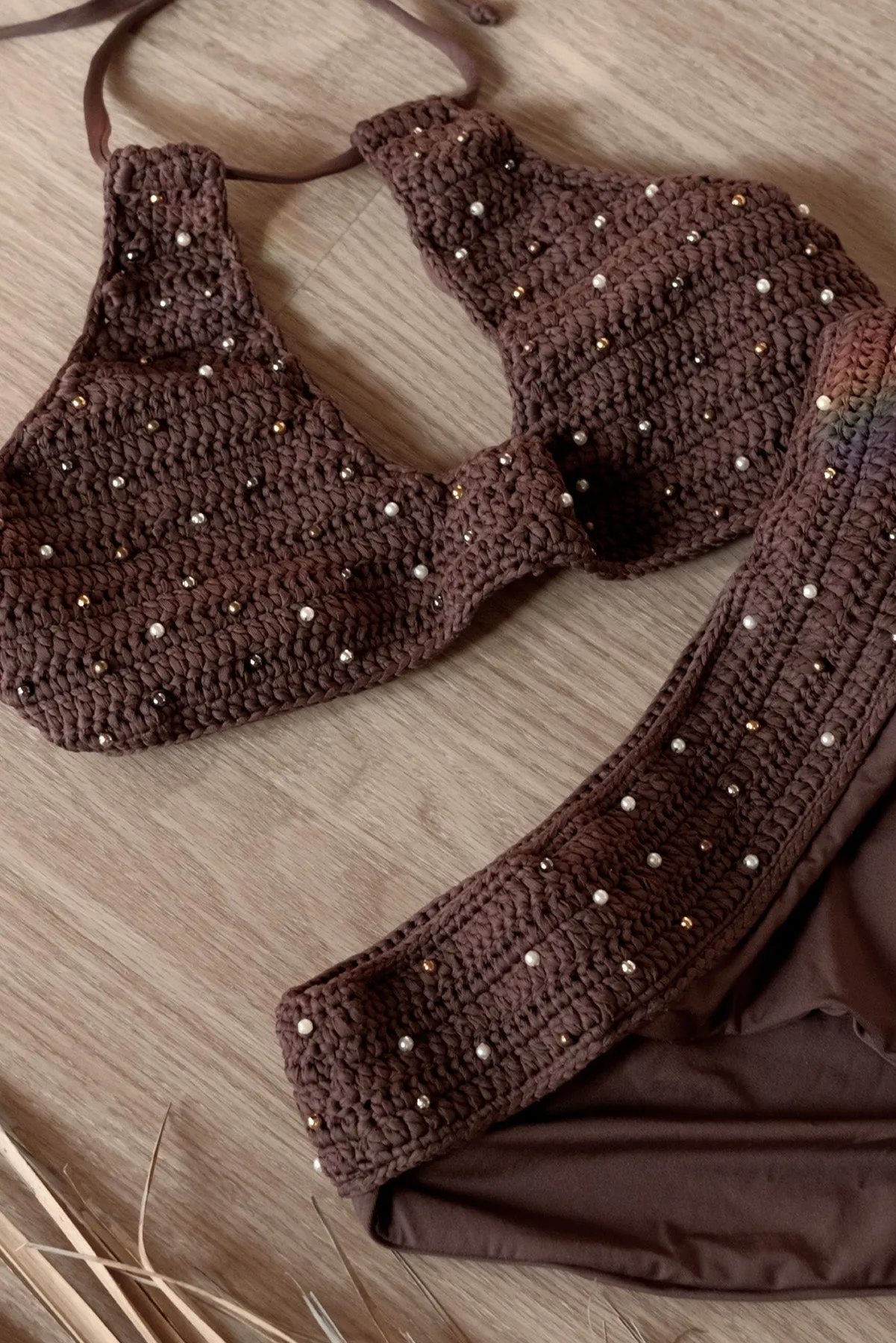 Cali Top - Mixed Metal Brown