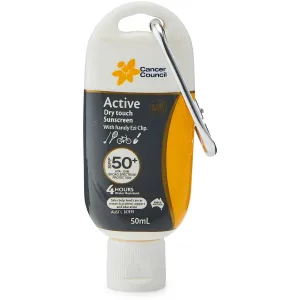 Cancer Council Active Sunscreen with Clip SPF 50  50ml
