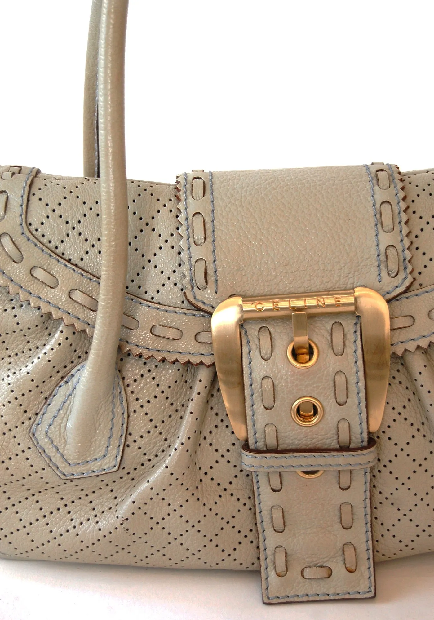 Celine Cream Shoulder Bag