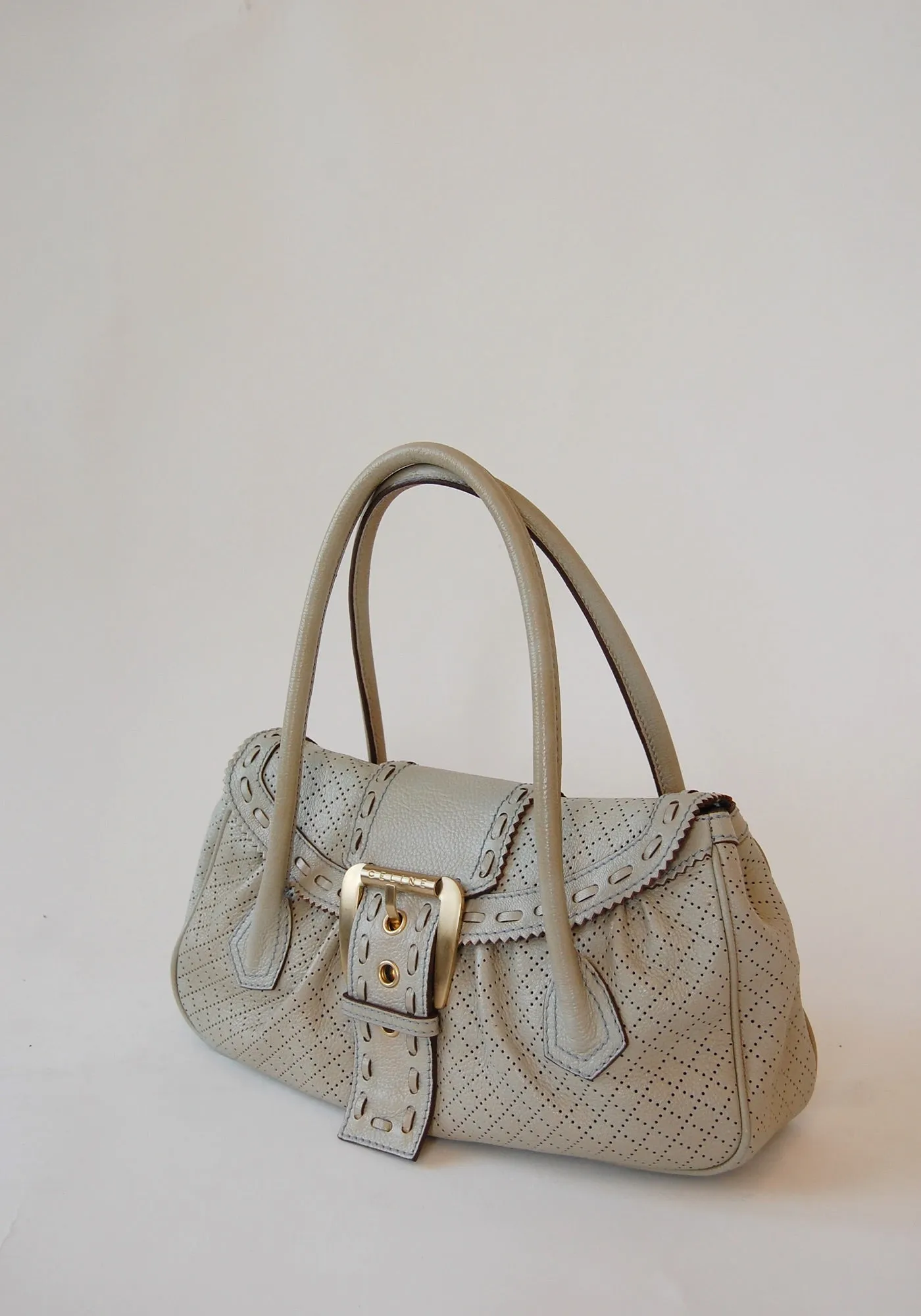 Celine Cream Shoulder Bag