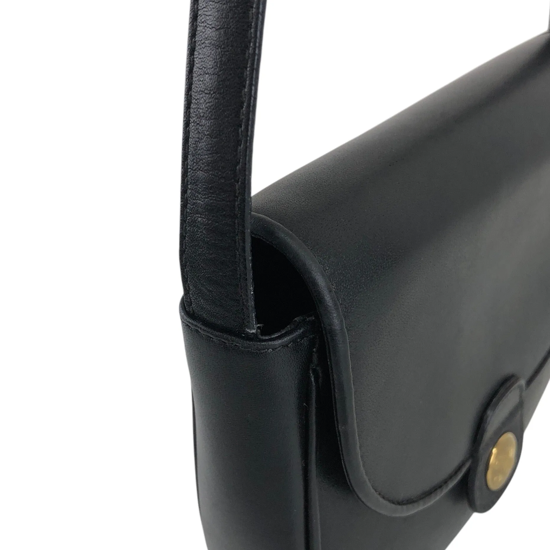 CELINE Triomphe Small Shoulder bag Black Vintage sdepih