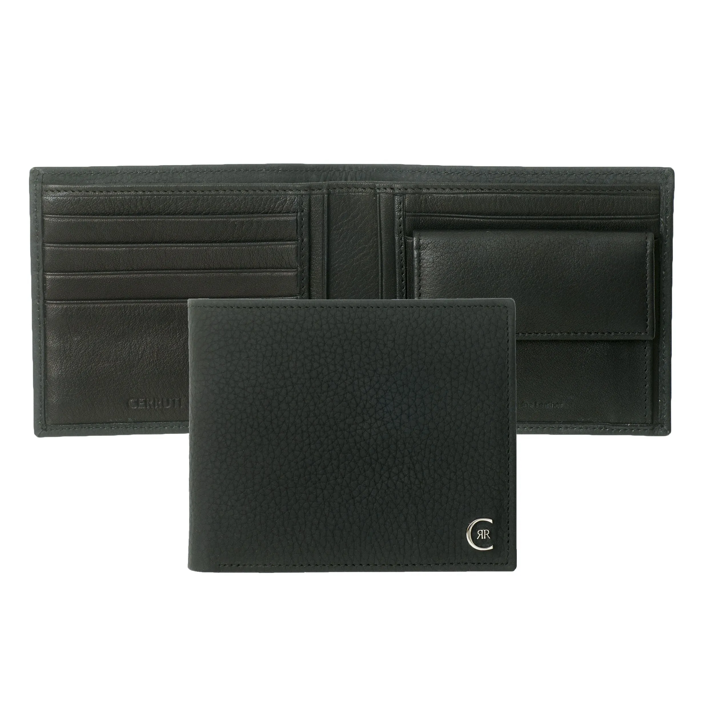 CERRUTI 1881 NPBM711A-Set Hamilton Black (ballpoint pen & money wallet)