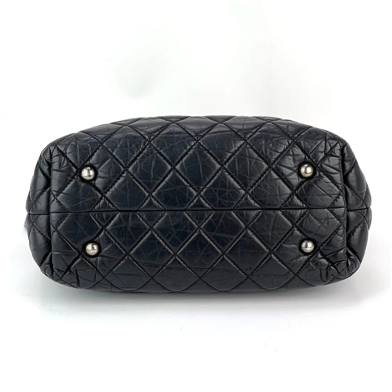 CHANEL 2.55 Reissue Aged Calfskin Black Tote Bag