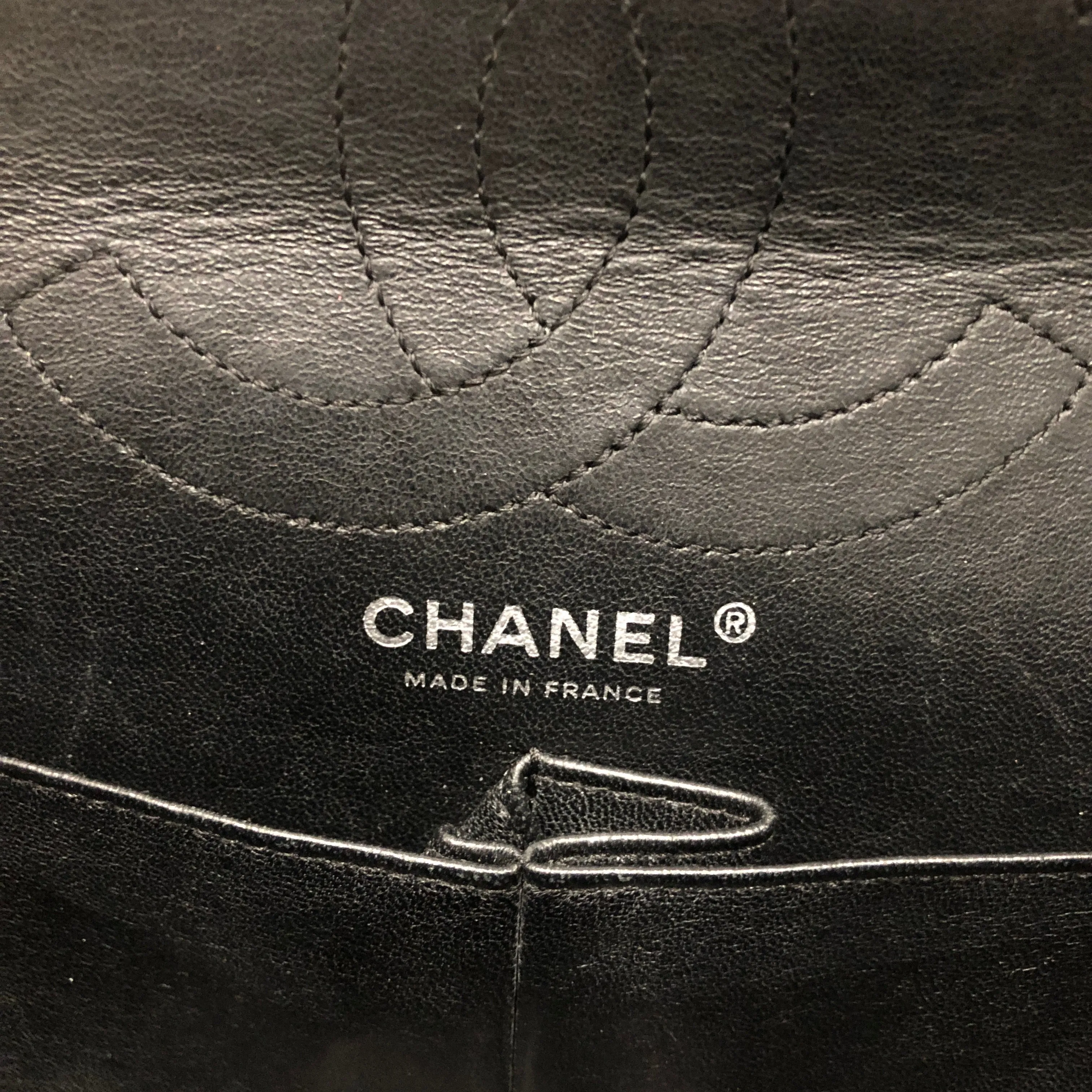 Chanel Black Calfskin 2.55 reissue Shoulder Bag Sku# 82981