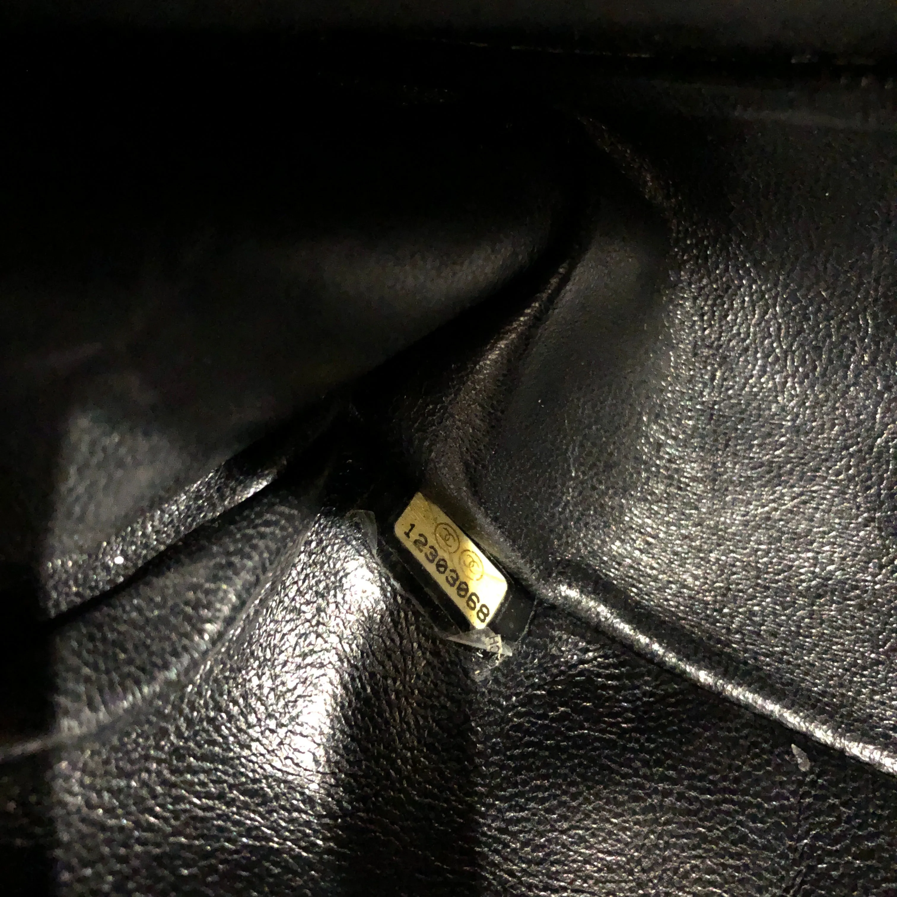 Chanel Black Calfskin 2.55 reissue Shoulder Bag Sku# 82981