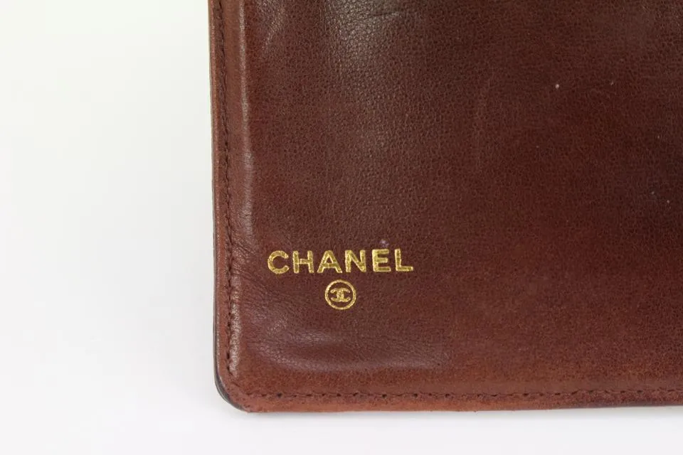 Chanel Bordeaux Caviar Leather CC Logo Long Wallet 105c18