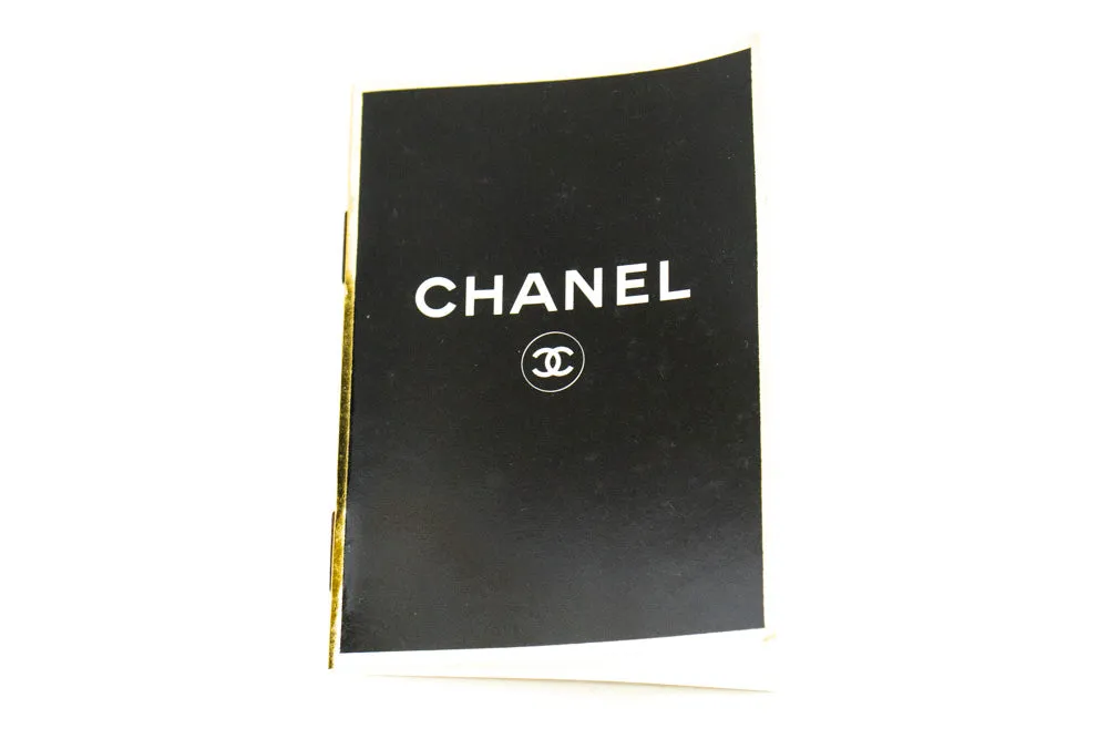 CHANEL Classic Double Flap 9" Chain Shoulder Bag Black Lambskin n08