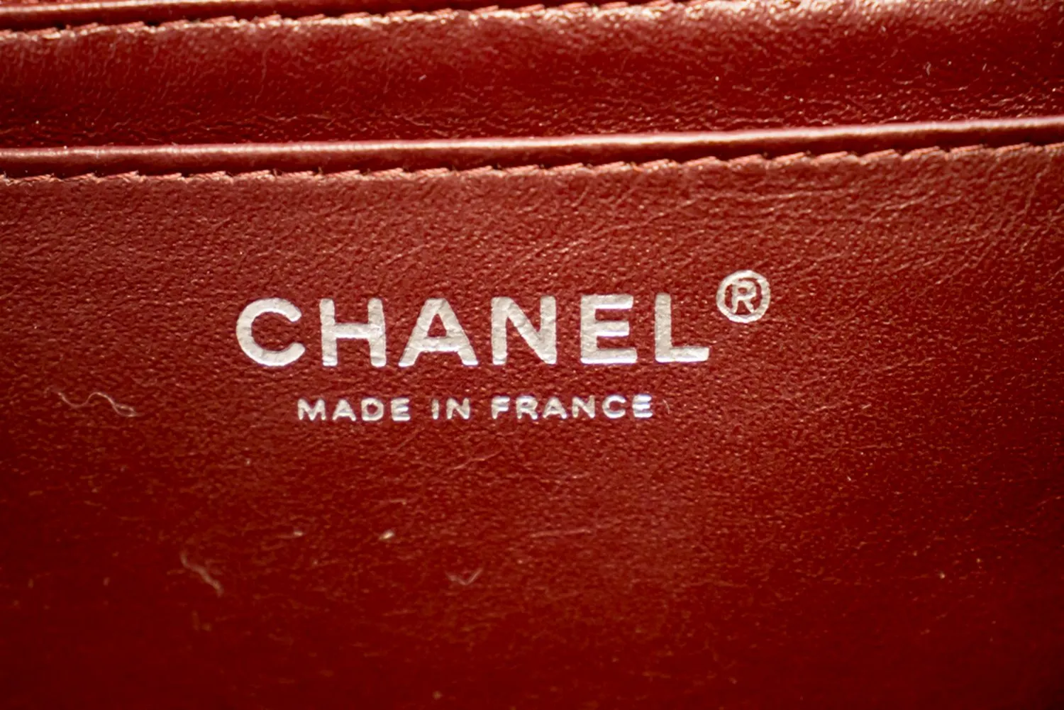 CHANEL Large Classic Handbag 11"Chain Shoulder Bag Flap Black Lamb h44