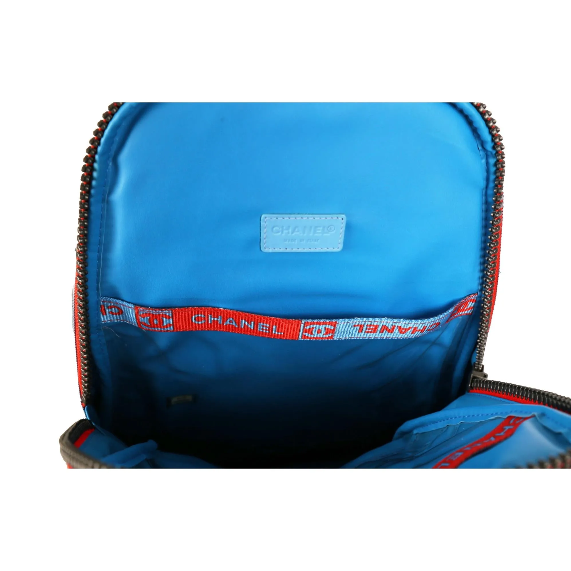 Chanel Orange   Blue Sport Backpack