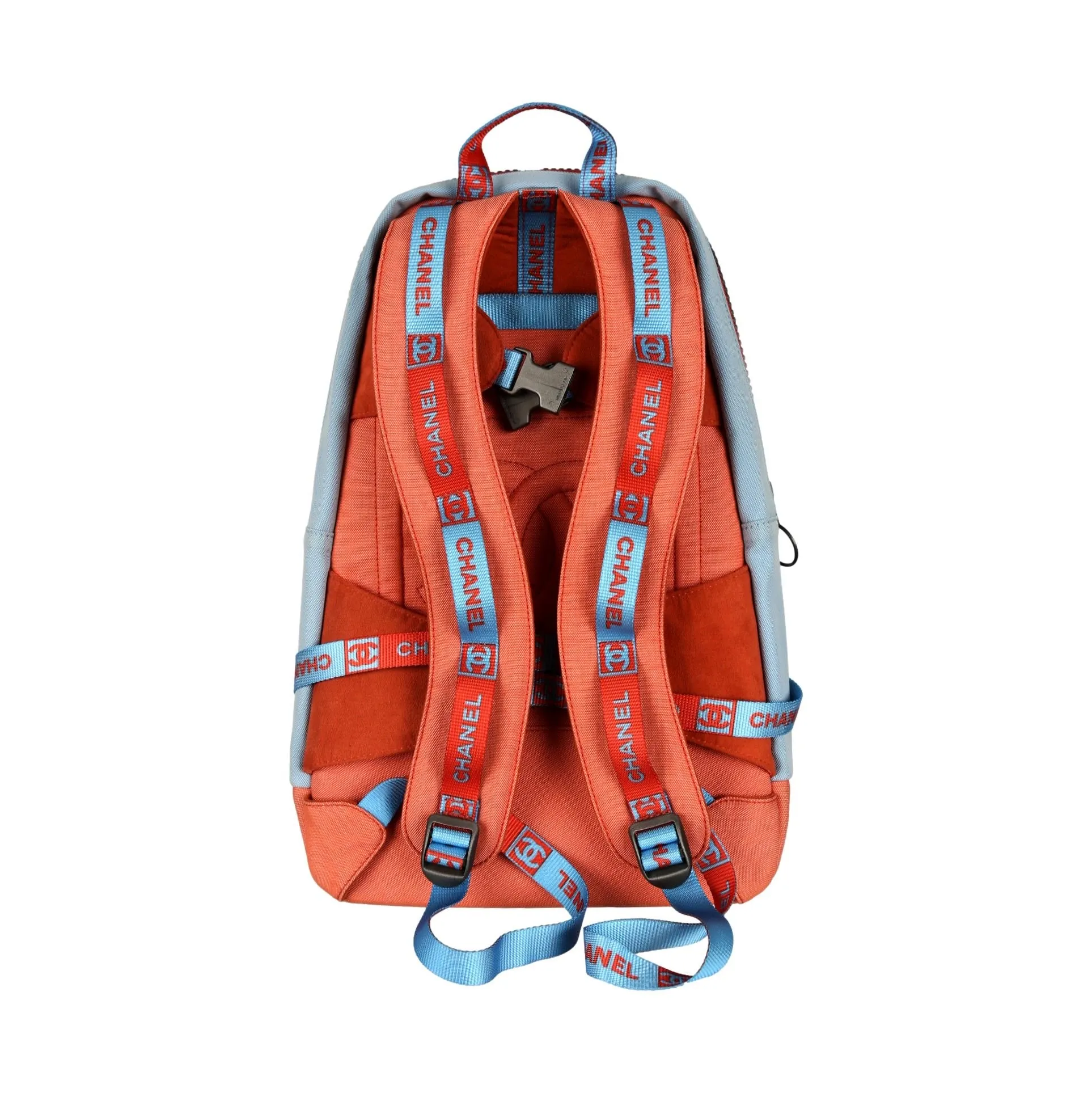 Chanel Orange   Blue Sport Backpack