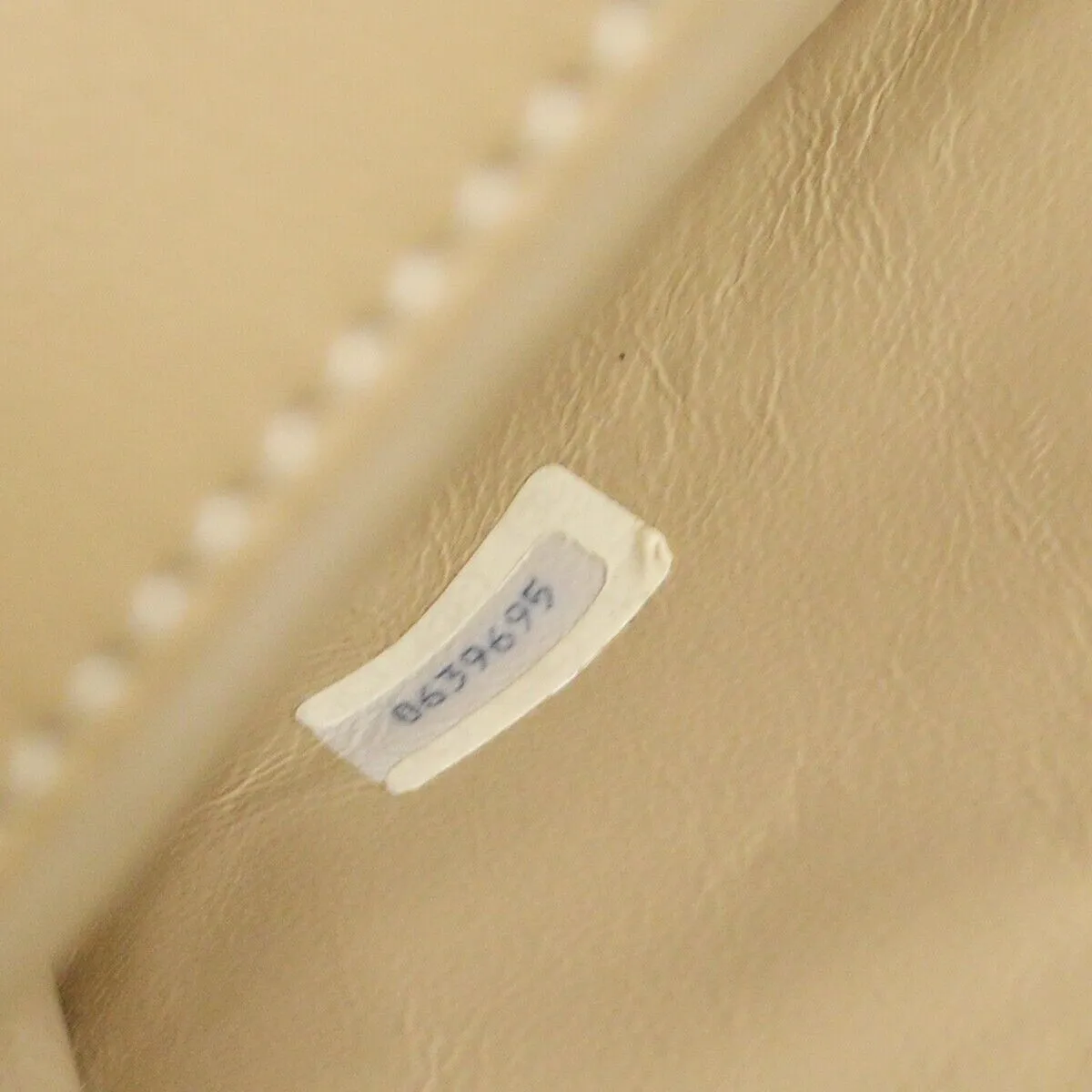 Chanel Paris Limited Single Chain Shoulder Bag Beige Lambskin 0639695 88909