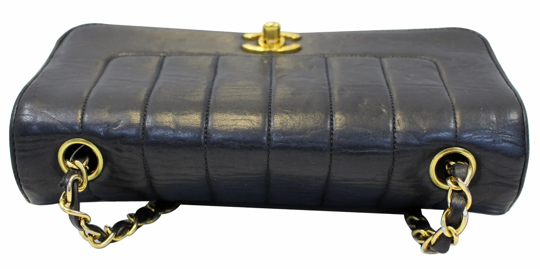 Chanel Shoulder Bag - CHANEL Purse Vertical Caviar Leather