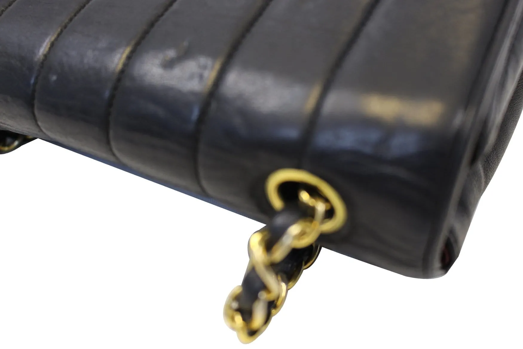 Chanel Shoulder Bag - CHANEL Purse Vertical Caviar Leather