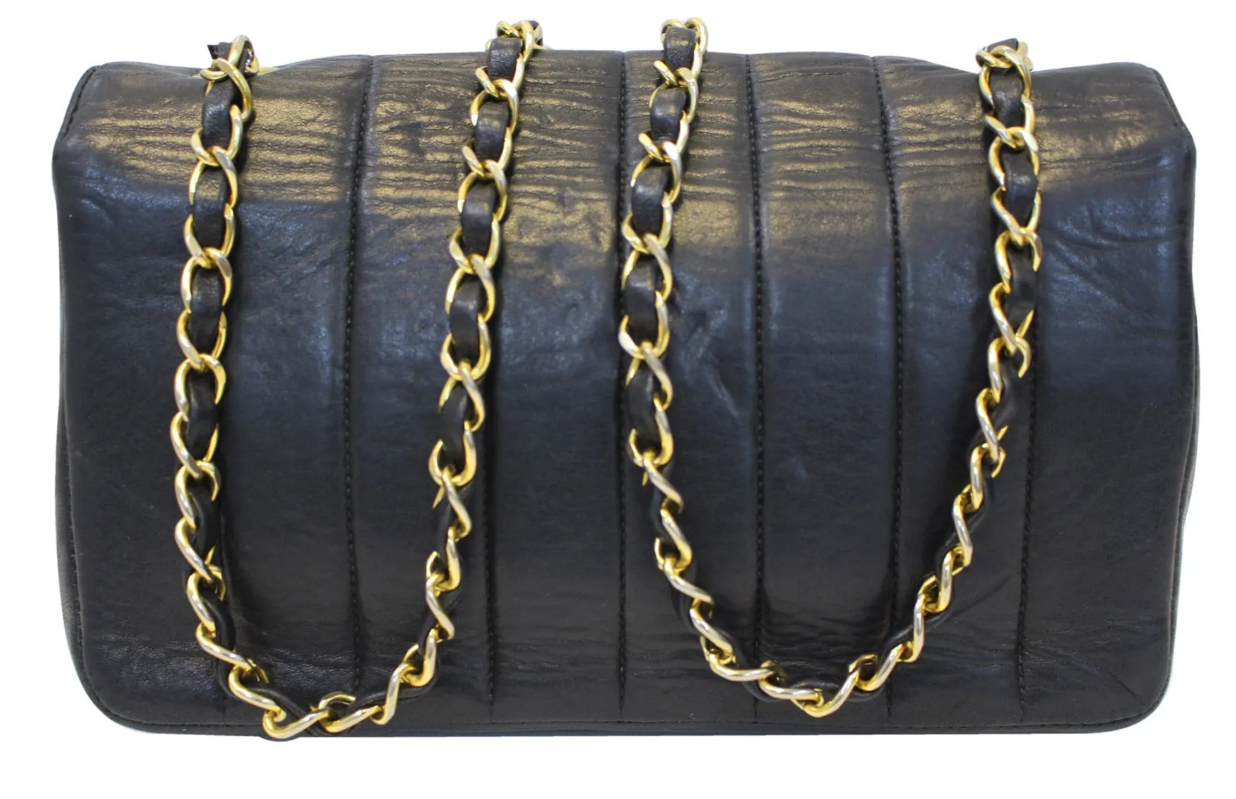 Chanel Shoulder Bag - CHANEL Purse Vertical Caviar Leather
