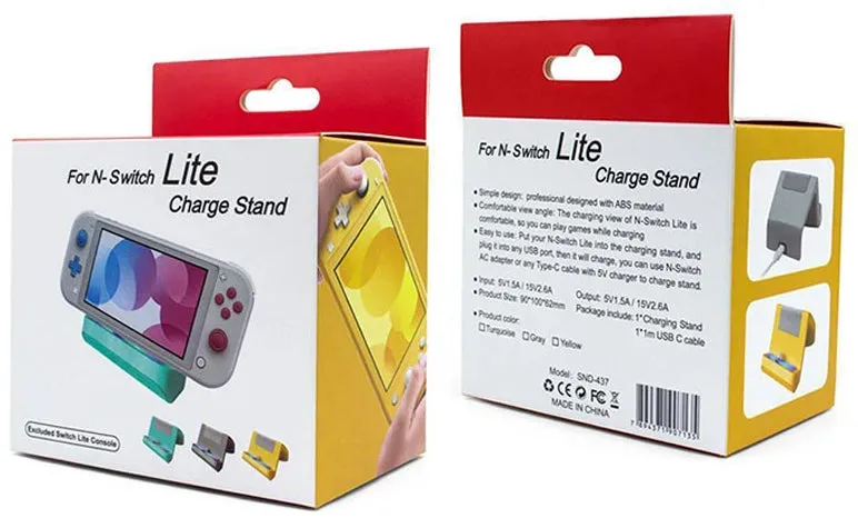 Charging Stand for Nintendo Switch / Lite SND-437   1m USB C Cable   1 Week Warranty