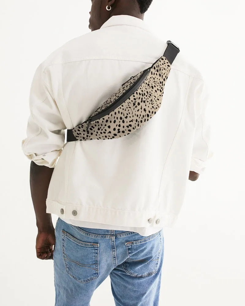 Cheetah Cream Crossbody Sling Bag