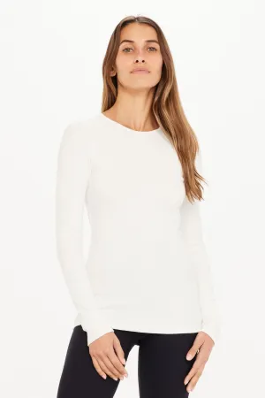 Chrissy Long Sleeve Top | White