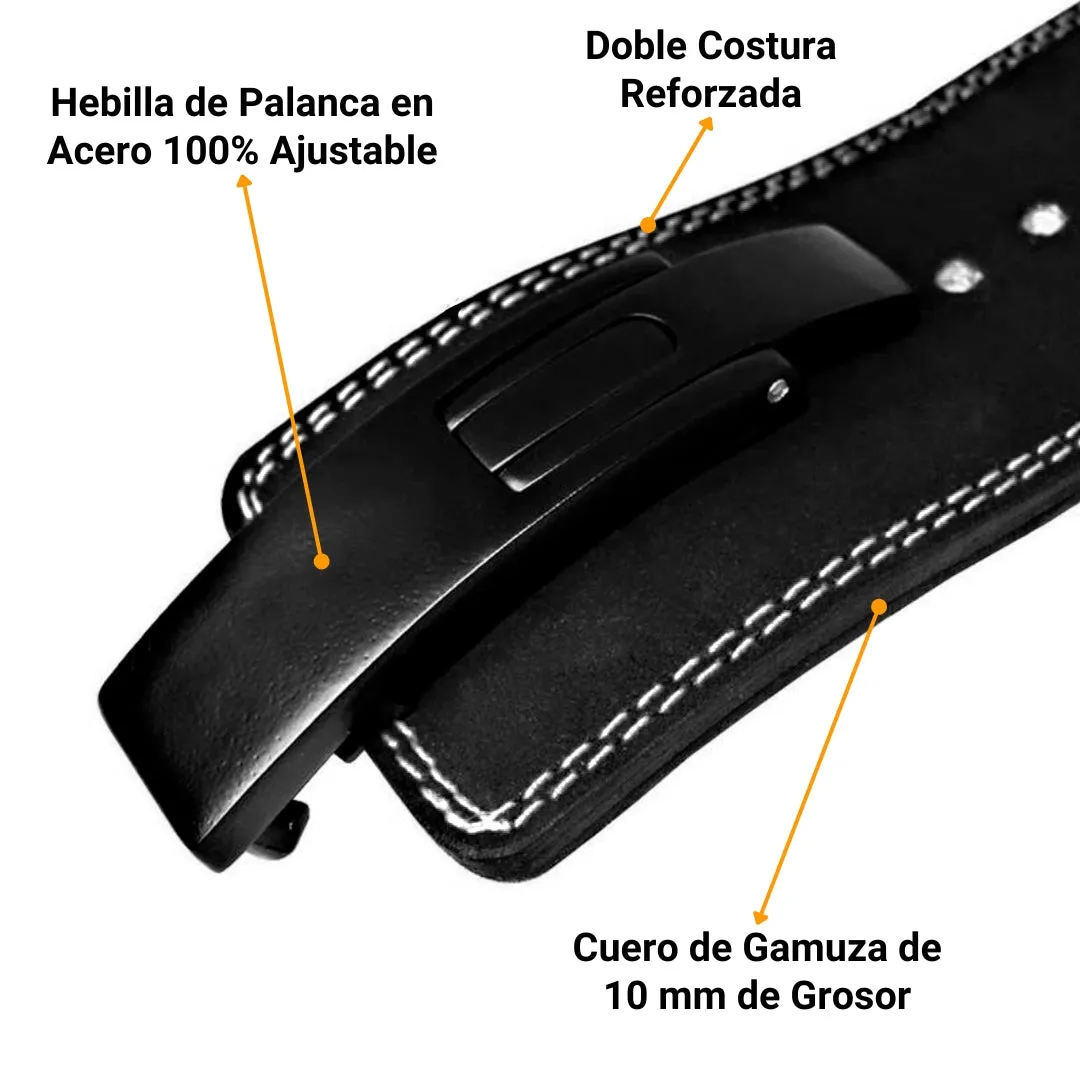 CINTURÓN PARA GYM LEVER BELT 10MM - PINK CAMU